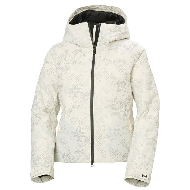 Helly Hansen Blouson Ski Nora Short Puffy Cream New Nordic Aop Présentation