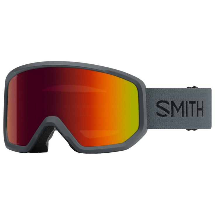 Smith Masque de Ski Transfer Slate Red Sol-x Mirror Présentation