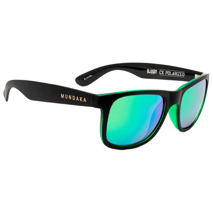 Mundaka Optic Lunettes de soleil Bloody Black Green Green Cx Polarized Green Revo Présentation