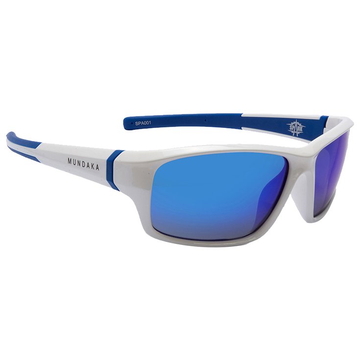 Mundaka Optic Lunettes de soleil Spark White Blue Smoke Blue Revo Présentation