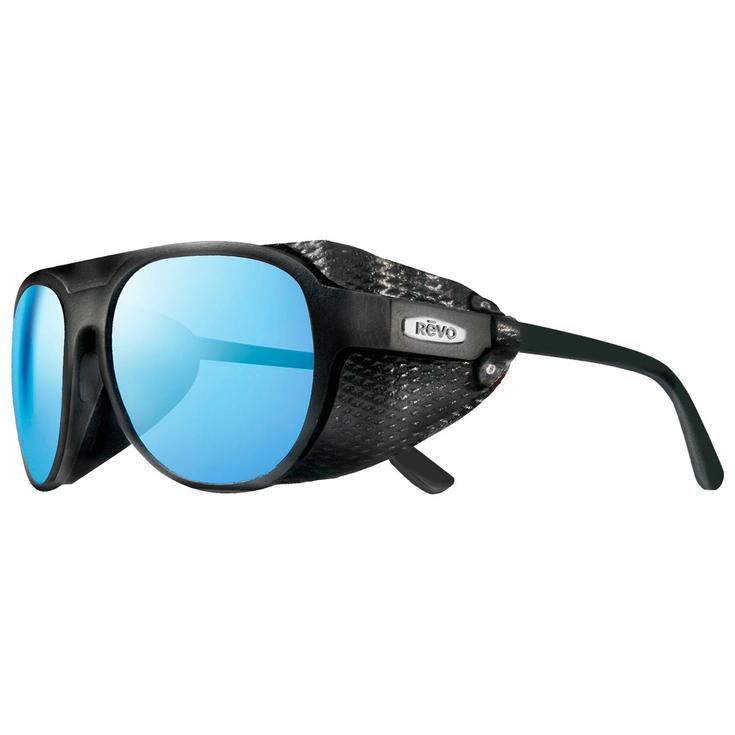 Revo Lunettes de soleil Traverse Black Serilium Blue Water Polarized Présentation