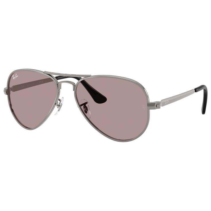 Ray Ban Lunettes de soleil RB3925 Aviator Max Summer Capsule Polished Gunmetal Purple 