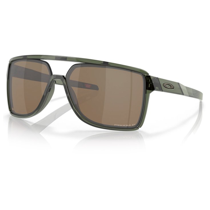 Oakley Lunettes de soleil Castel Olive Ink Prizm Tungsten Polarized Présentation