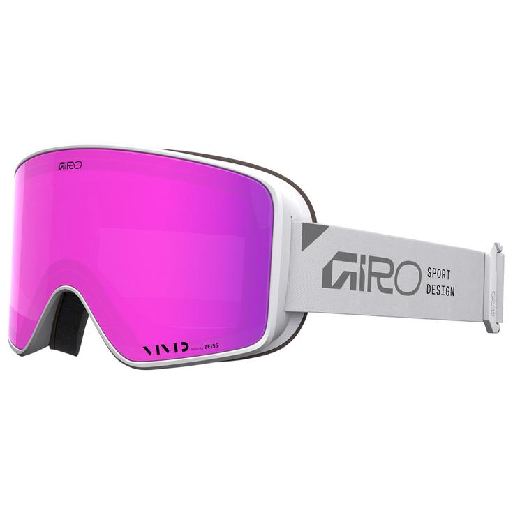 Giro Masque de Ski Method White Stacked Vivid Pink + Vivid Infrared Présentation