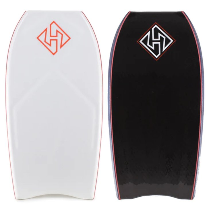 Hubb Board de Bodyboard Houston Quad Core Iss White Black Présentation