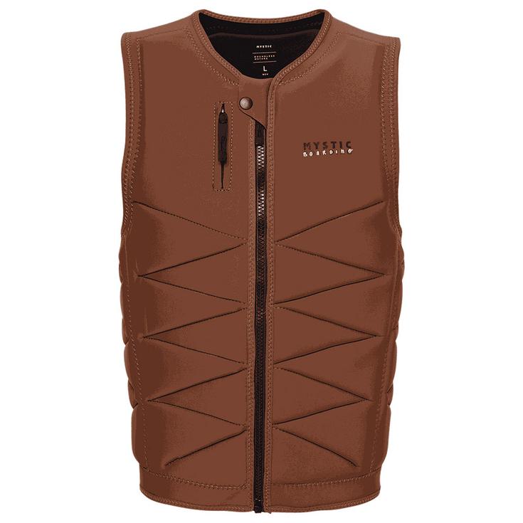Mystic Impact Vest Outlaw Impact Vest FZ Wake Brown Présentation