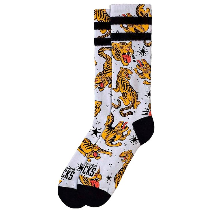 American Socks Chaussettes The Original Signature Tiger King Présentation