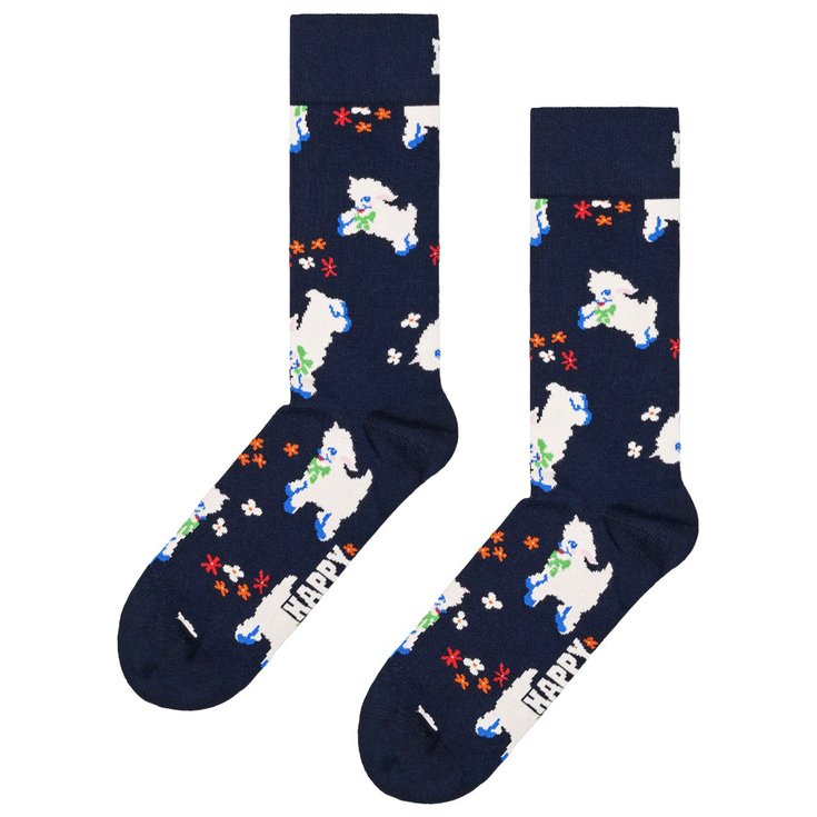 Happy Socks Chaussettes Crew Socks Lamb Navy Présentation