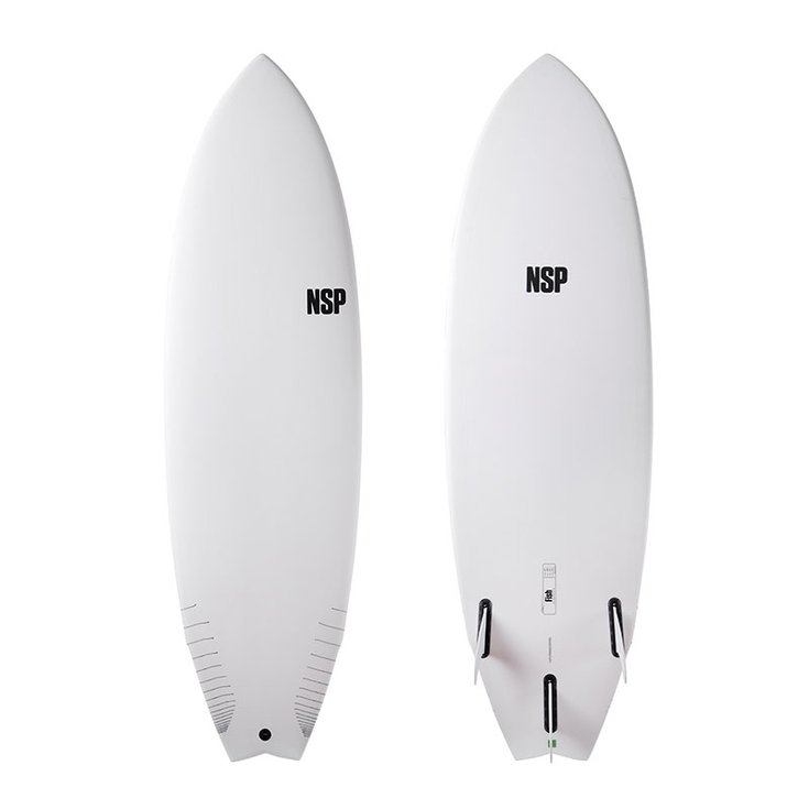 Nsp Board de Surf NSP Protech Fish - White Tint Côté
