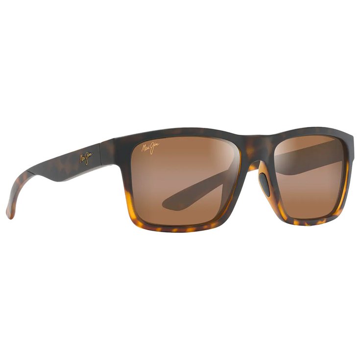 Maui Jim Lunettes de soleil The Flats Noir Ecaille Hcl Bronze Mineral Superthin Présentation