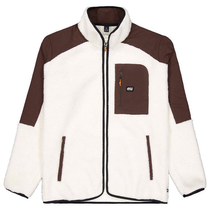 Picture Polaire Quilchena Zip Fleece Tofu Chicory Coffee Présentation