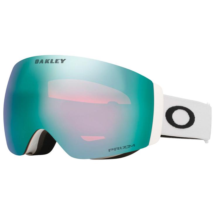Oakley Masque de Ski Flight Deck Pro M Matte White Prizm Sapphire Iridium + Prizm Iced Iridium Présentation