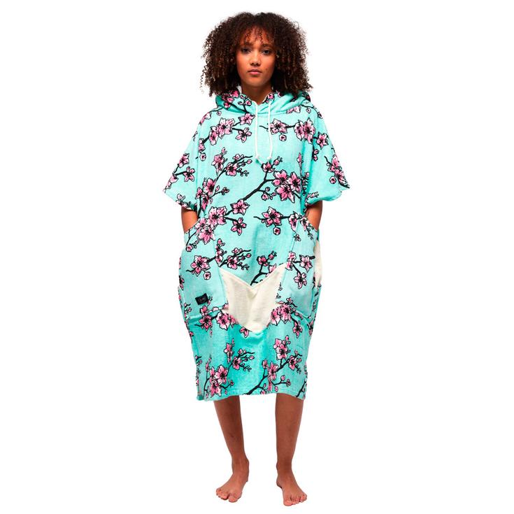 All-In Poncho Surf V-Poncho Women Beach Crew Cherry Tree Présentation