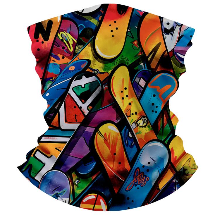 Foehnalpes Tour de cou Micro Fleece Neckwear Board Graffiti Présentation