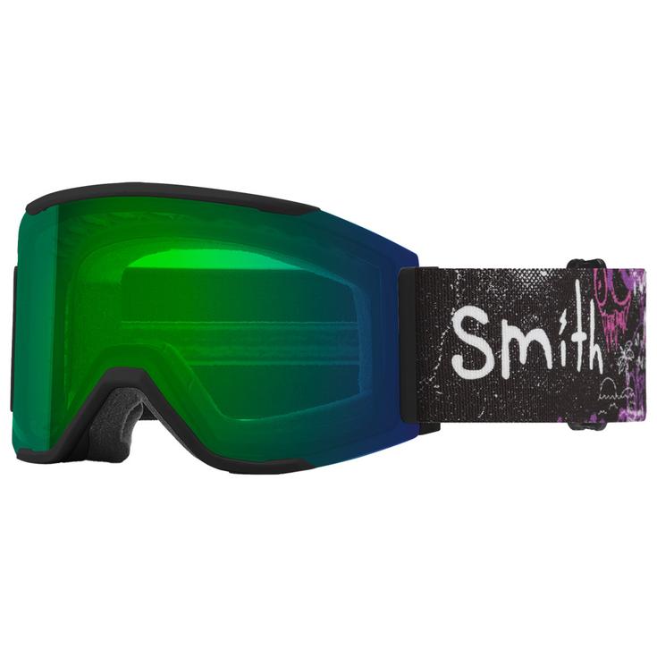 Smith Masque de Ski Squad Mag Dylan Siggars AC Chromapop Everyday Green Mirror + Chromapop Storm Rose Flash Présentation