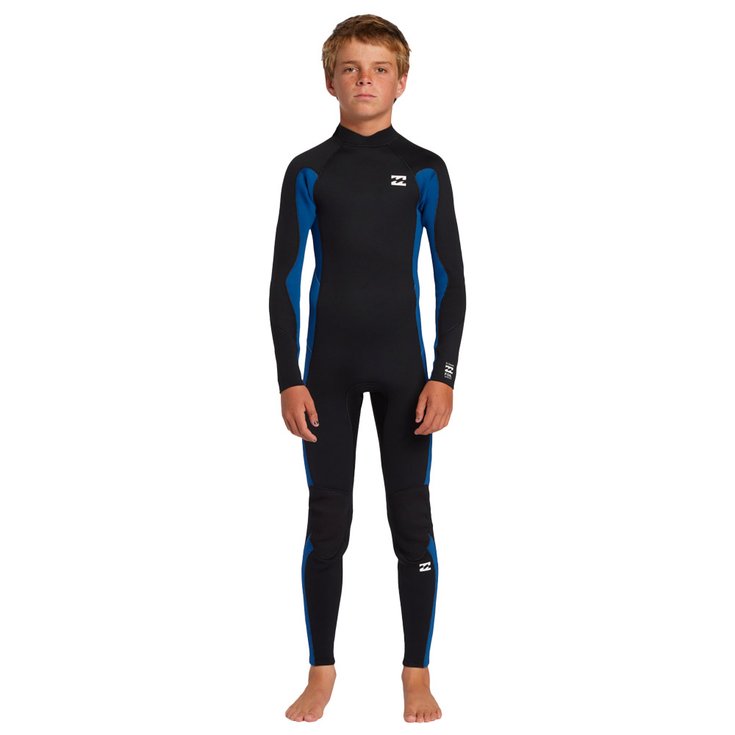Billabong Combinaison Intégrale Foil 4/3 Back Zip Mid Blue Présentation