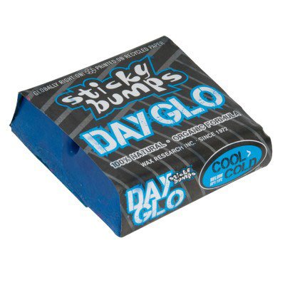 Sticky Bumps Wax Surf Day Glo - Cool / Cold - Blue Profil