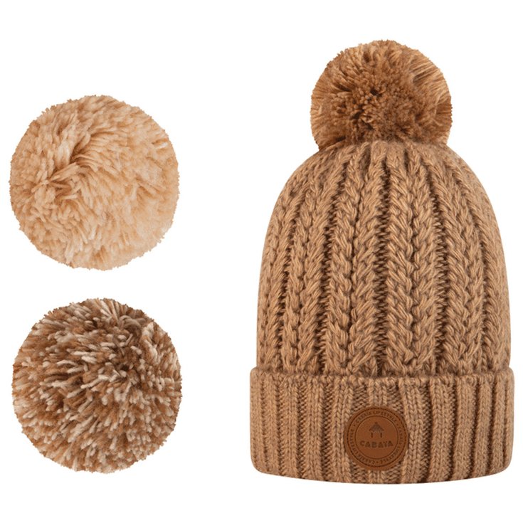 Cabaia Bonnet Moscow Mule Beanie Brown Présentation