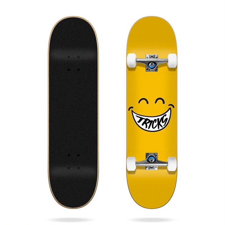 Tricks Skate Skateboard Tricks Smiley - 7.375" - Sans 