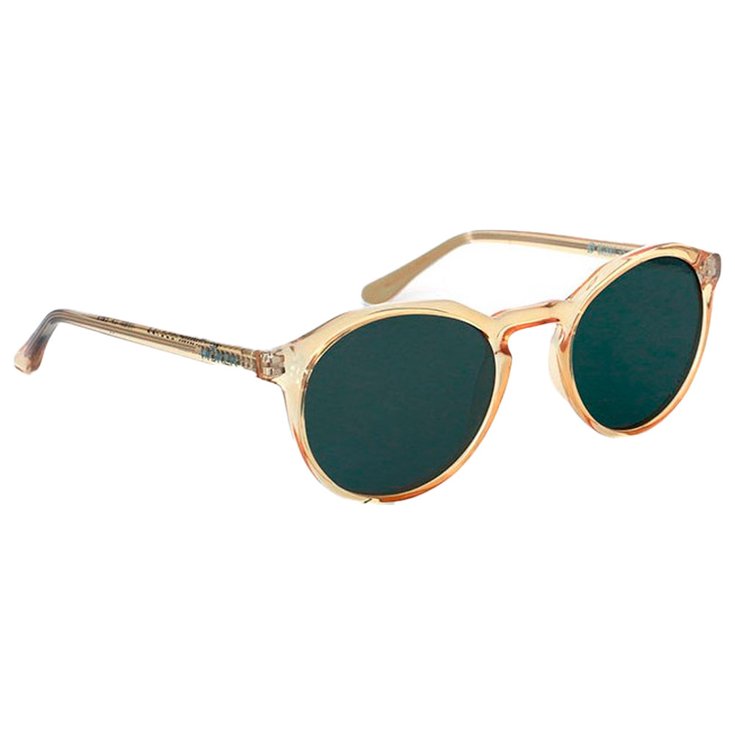 Moken Vision Lunettes de soleil Leon Champagne Green Cat.3 Polarized Présentation