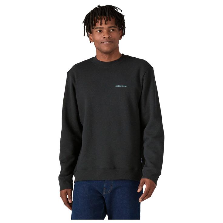 Patagonia Sweat Fitz Roy Icon Uprisal Crewneck Ink Black Présentation