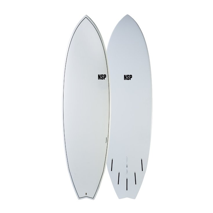 Nsp Board de Surf NSP Element HDT Fish - White Côté
