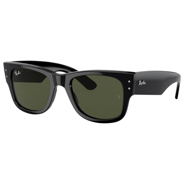 Ray Ban Lunettes de soleil RB0840S Mega Wayfarer Polished Black Green G-15 Présentation