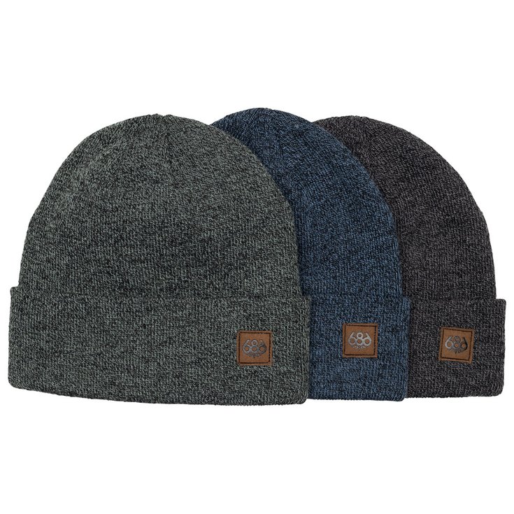 686 Bonnet Melange Beanie 3-Pack Earth Tones Présentation
