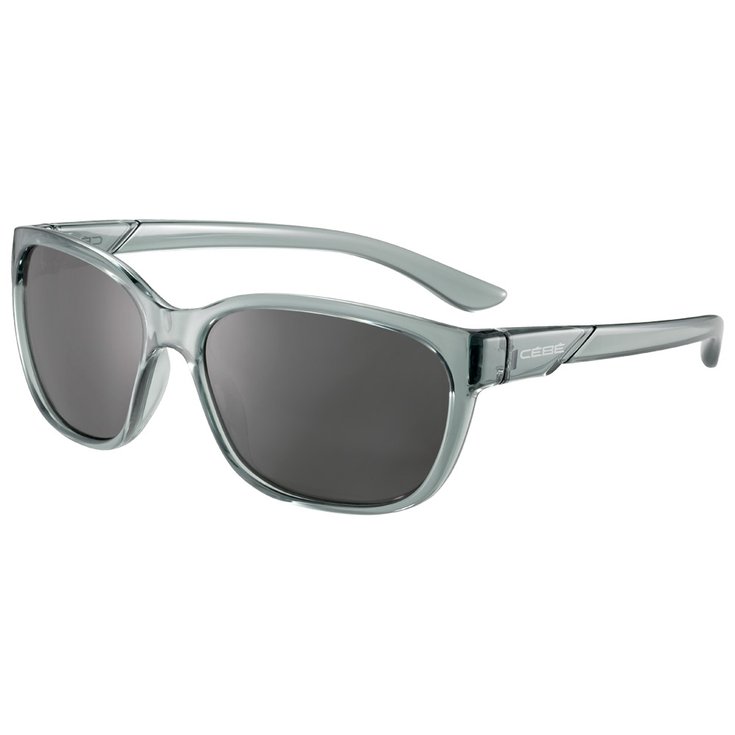 Cebe Lunettes de soleil Ayden Translucent Good Grey Matte Zone Blue Light Brown Cat.3 Présentation