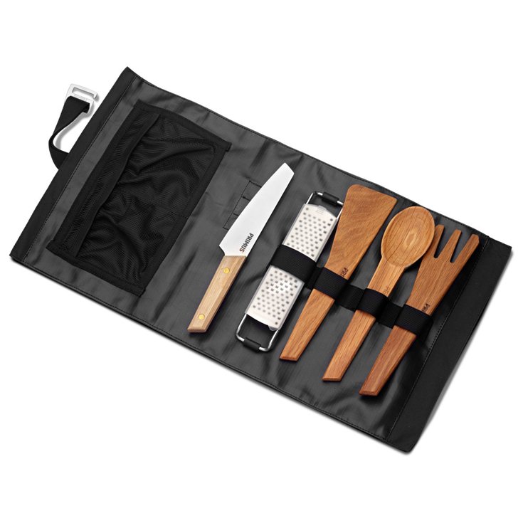 Primus Couverts Campfire Prep Set Black Brown Présentation