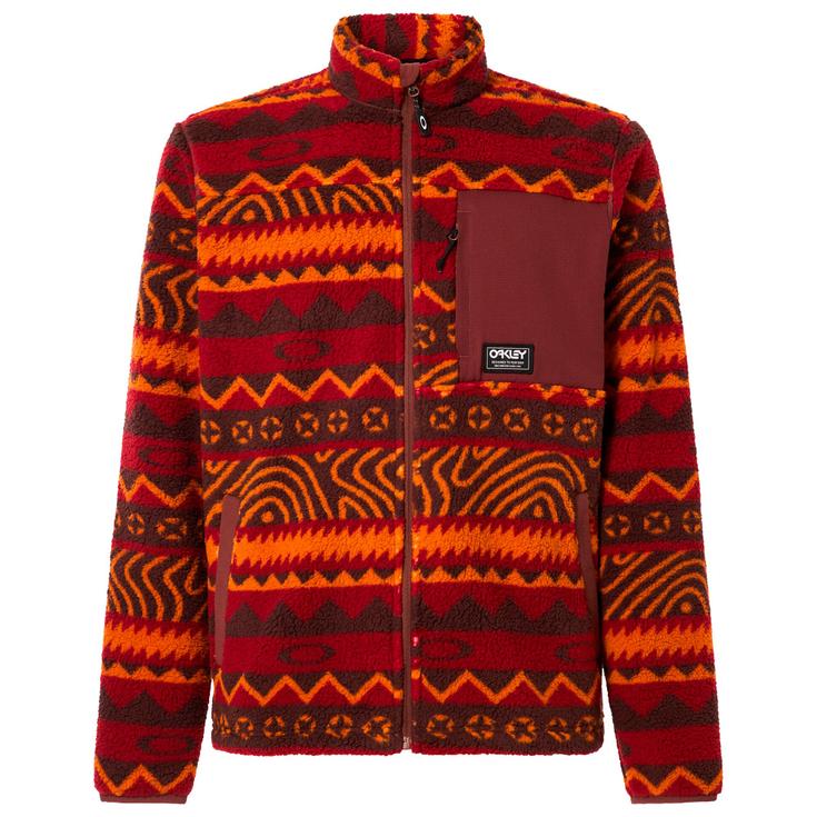 Oakley Polaire Mountain Fire Sherpa Grenache Norway Pattern Présentation