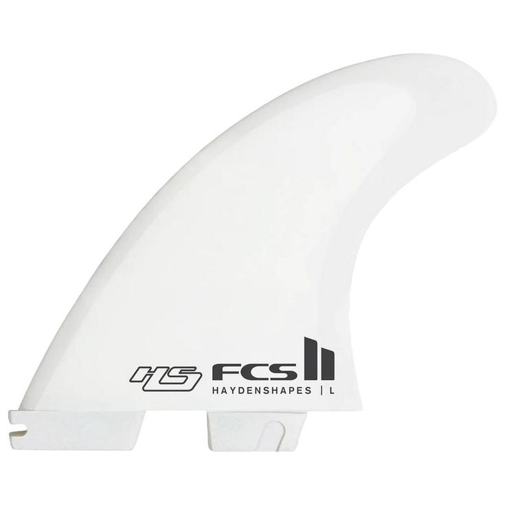 Fcs Ailerons Surf II Hs Pc Aircore White Quad Rear Retail Fins Présentation