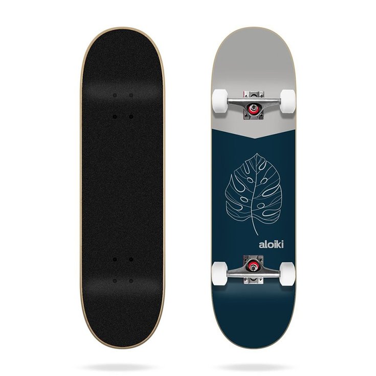 Aloiki Skate Skateboard Aloiki Blue Leaf - 7.87'' - Sans Profil
