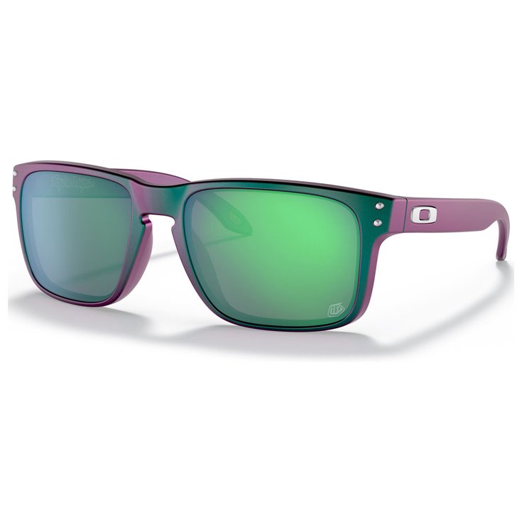 Oakley Lunettes de soleil Holbrook Tld Matte Green Purple Shift Prizm Jade Présentation