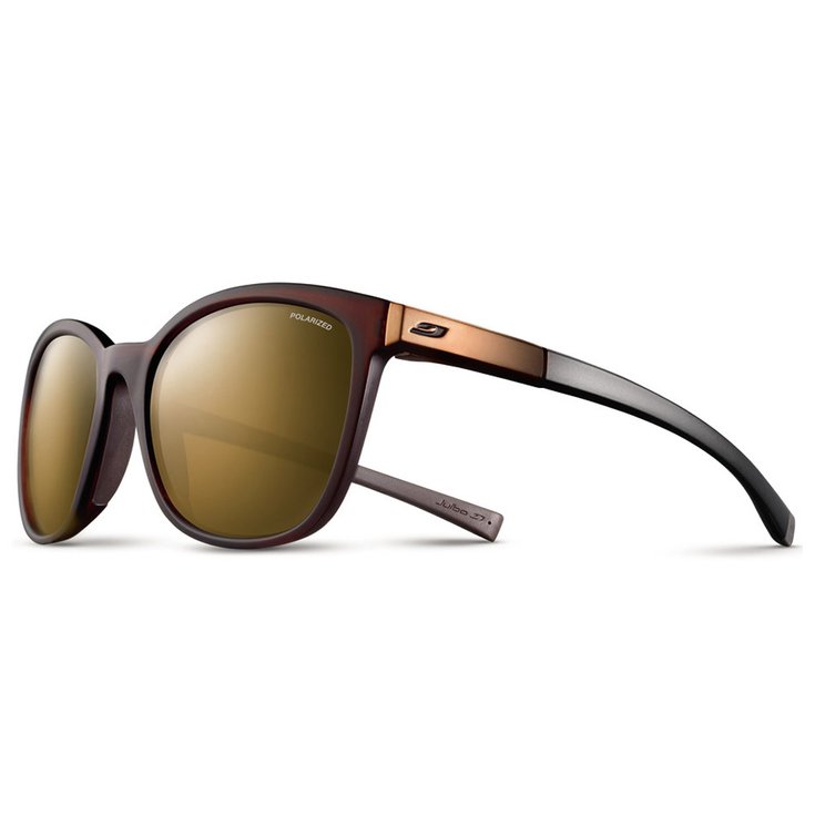 Julbo Lunettes de soleil Spark Transucide Mat Marron Noir Polarized Spectron 3 Présentation