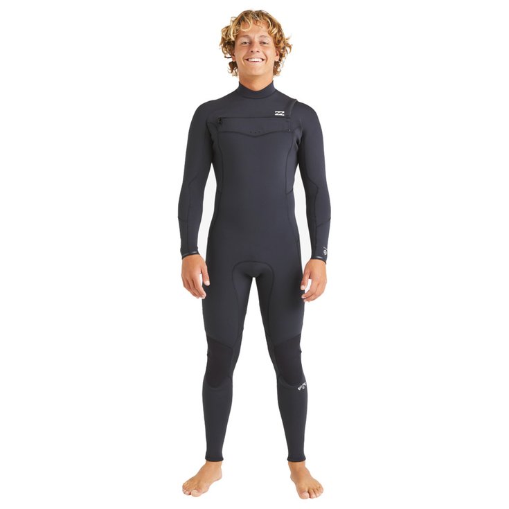 Billabong Combinaison Intégrale Absolute Natural 4/3 Chest Zip Black Présentation
