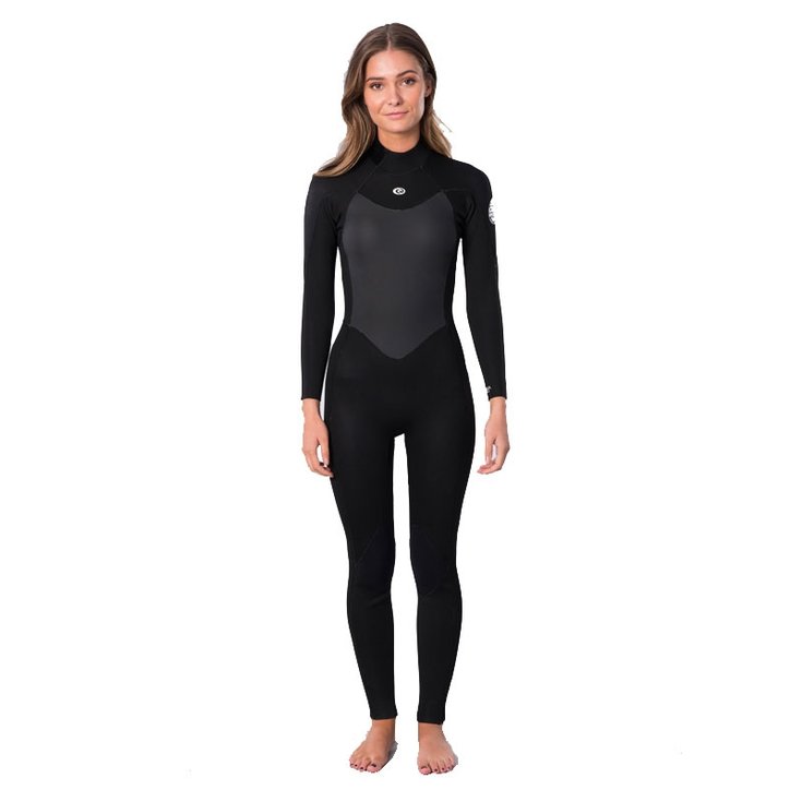 Rip Curl Combinaison Intégrale Womens Omega 4/3 Back Zip - Black Côté