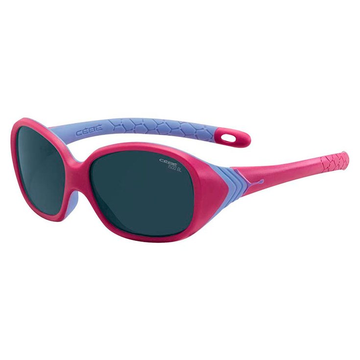 Cebe Lunettes de soleil Baloo Pink Violet 1500 Grey Blue Light Présentation