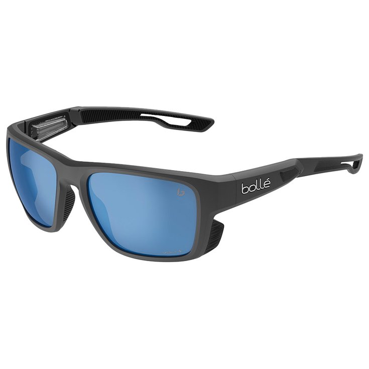 Bolle Lunettes de soleil Airdrift Black Matte Volt+ Offshore Polarized Présentation