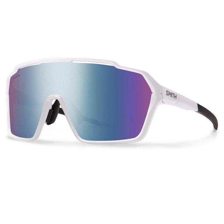Smith Lunettes de soleil Shift XL Mag White Chromapop Violet Mirror Présentation