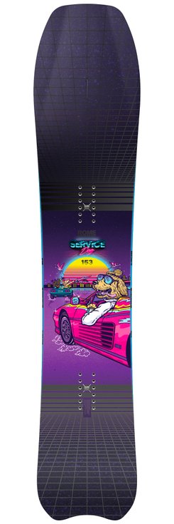 Rome Planche Snowboard Service Dog Dos