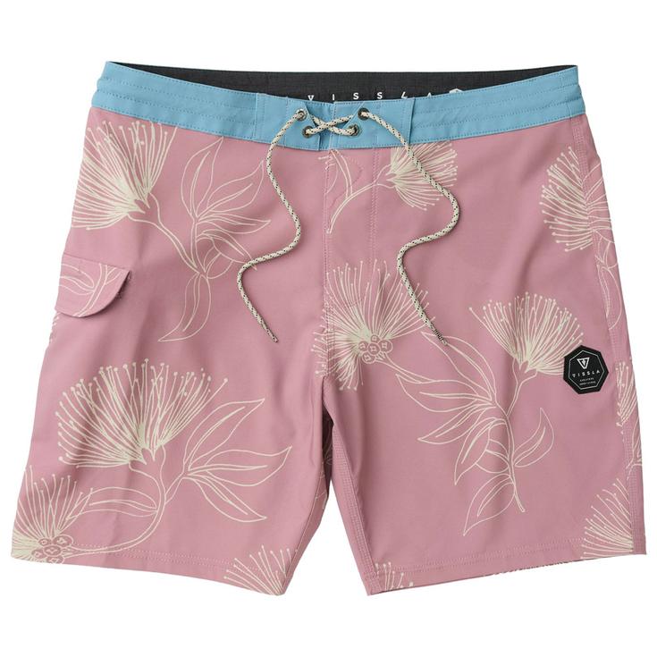Vissla Short Happy Hours 18.5" Rose Présentation