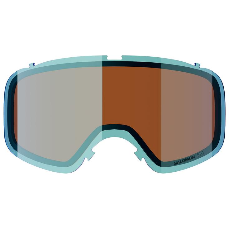 Salomon Ecran de masque Aksium 2.0 Lens Multilayer Photo Blue Présentation