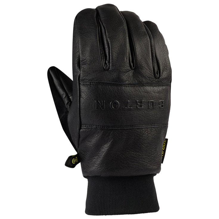 Burton Gant Treeline Leather Glove True Black Présentation