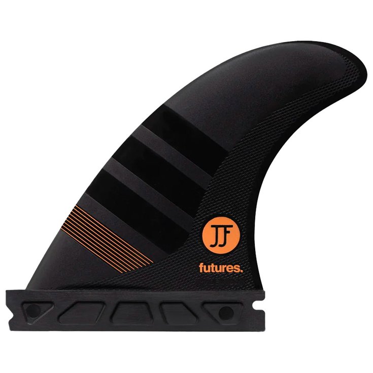 Futures Fins Ailerons Surf Futures John John Florence Signature Range - Alpha Carbon / Orange Présentation