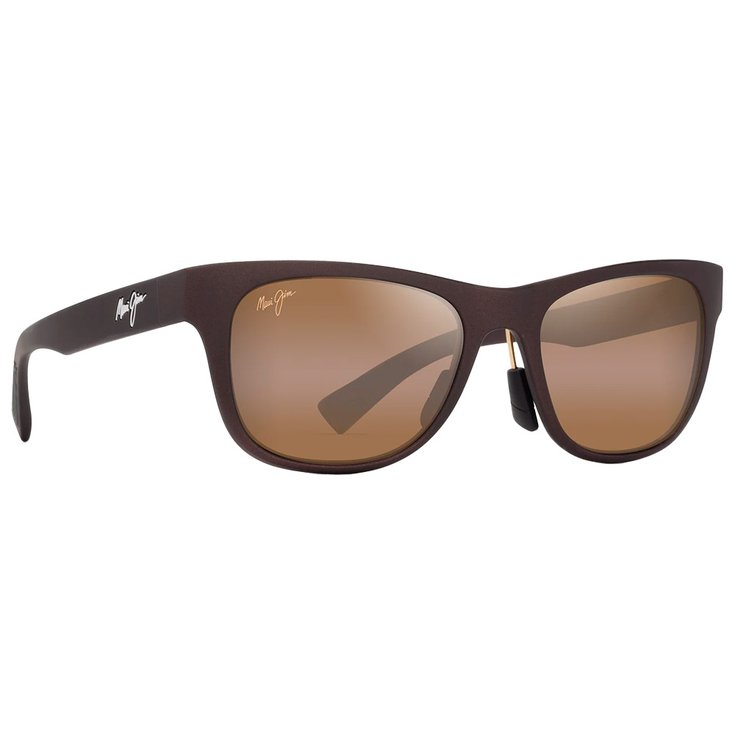 Maui Jim Lunettes de soleil Kapeau Metal Matte Brown Hcl Bronze Mineral Superthin Présentation