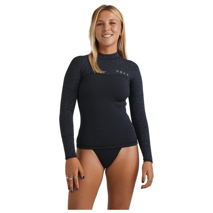 Roxy Top Manches Longues Swell Series 1mm Animal print Présentation