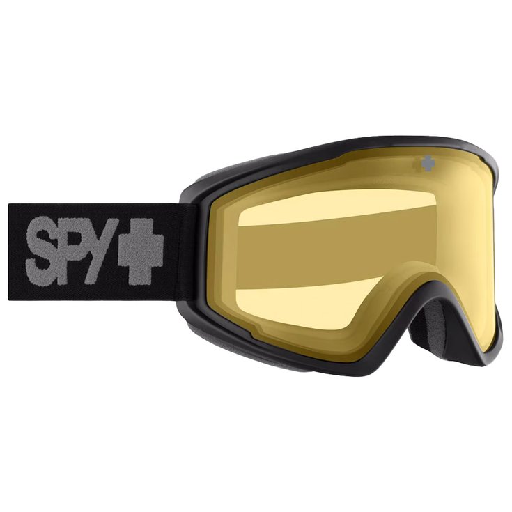 Spy Masque de Ski Crusher Elite Matte Black Yellow Photochromic Lens Présentation