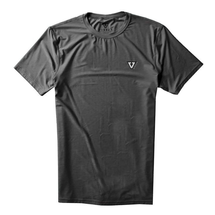 Vissla Top Manches Courtes Surf Twisted SS - Black Heather Dos