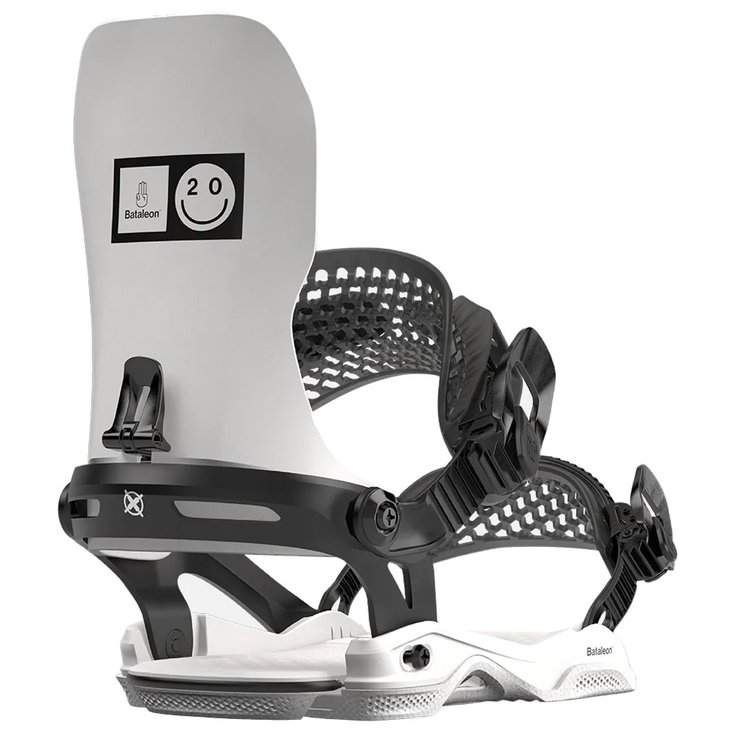 Bataleon Fix Snowboard 20Y Binding White Présentation